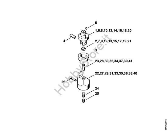 Testa rullo, contropezzo NG 3 NG 3 brand Stihl